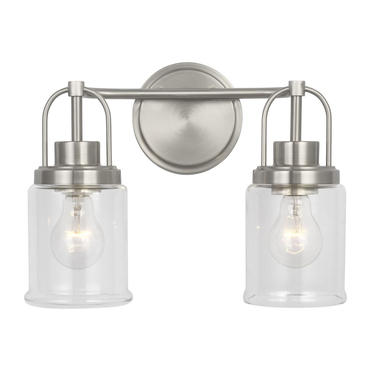 Visual Comfort Studio - GLV1072BS - Two Light Vanity - Anders - Brushed Nickel