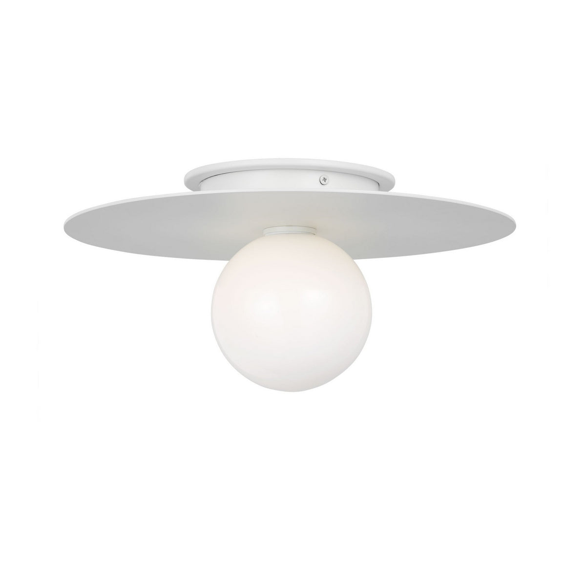 Visual Comfort Studio - KF1011MWT - One Light Flush Mount - Nodes - Matte White