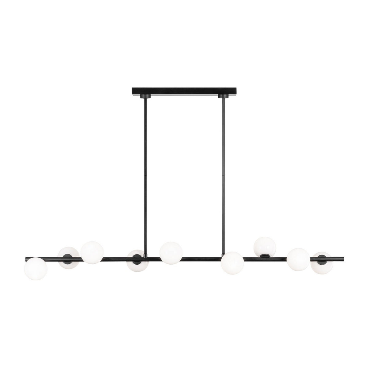 Visual Comfort Studio - SLC1059AI - Nine Light Linear Chandelier - Altair - Aged Iron
