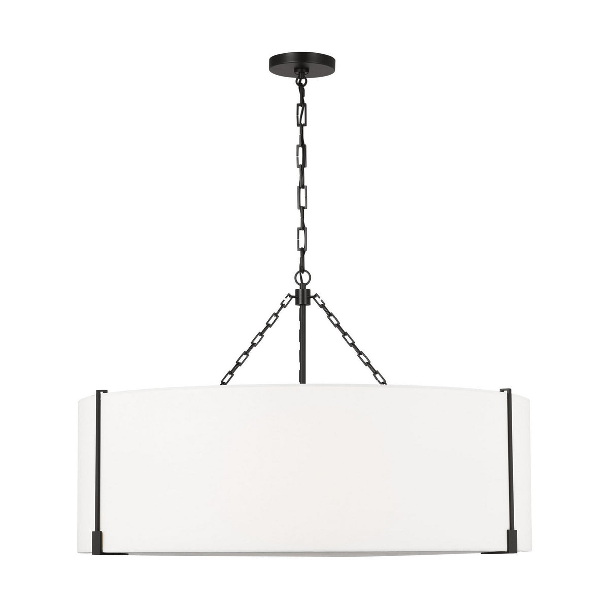 Visual Comfort Studio - TFC1114AI - Four Light Pendant - Bergen - Aged Iron