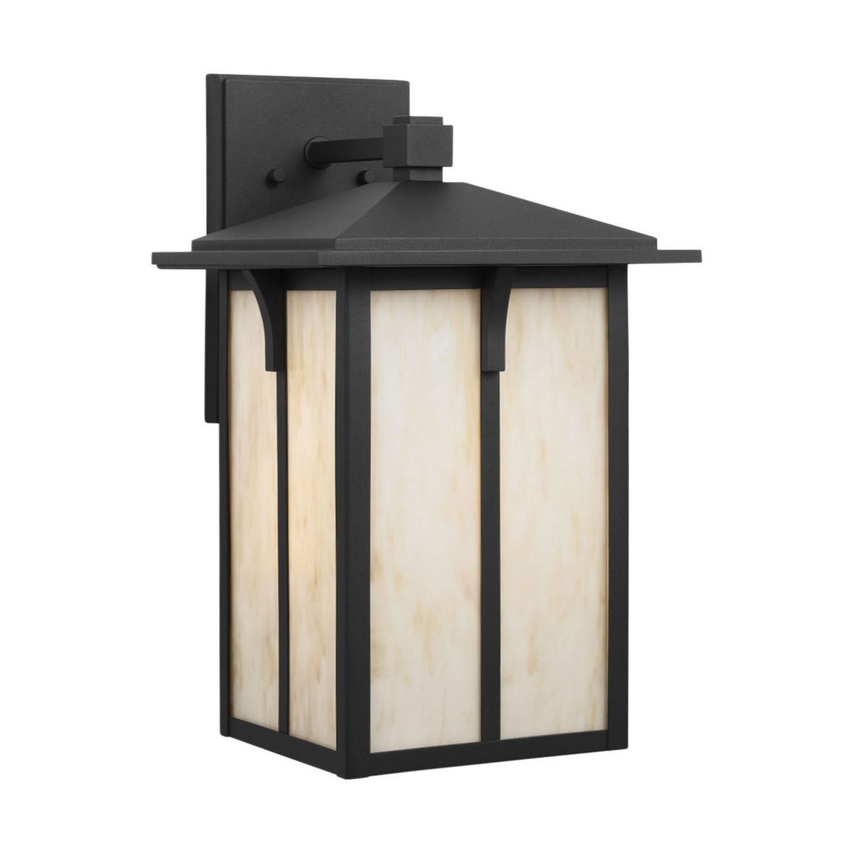 Generation Lighting - 8752701CG-12 - One Light Outdoor Wall Lantern - Tomek - Black