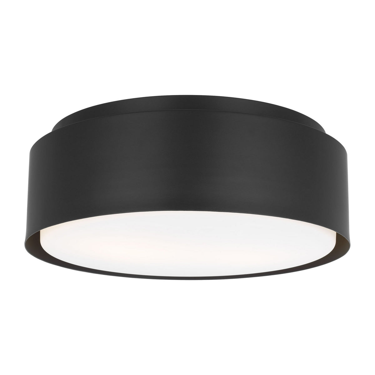 Visual Comfort Studio - DJF1042MBK - Two Light Flush Mount - Dartmore - Midnight Black