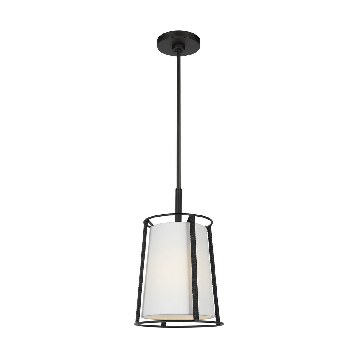 Visual Comfort Studio - DJP1011MBK - One Light Pendant - Cortes - Midnight Black
