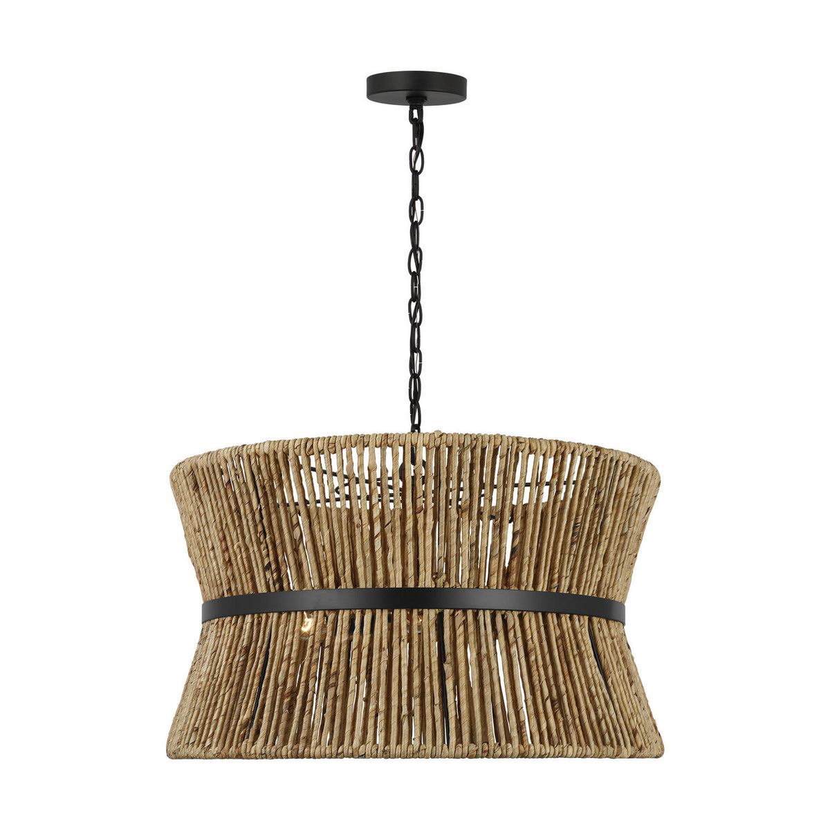 Visual Comfort Studio - DJP1063MBK - Three Light Pendant - Thurlo - Midnight Black
