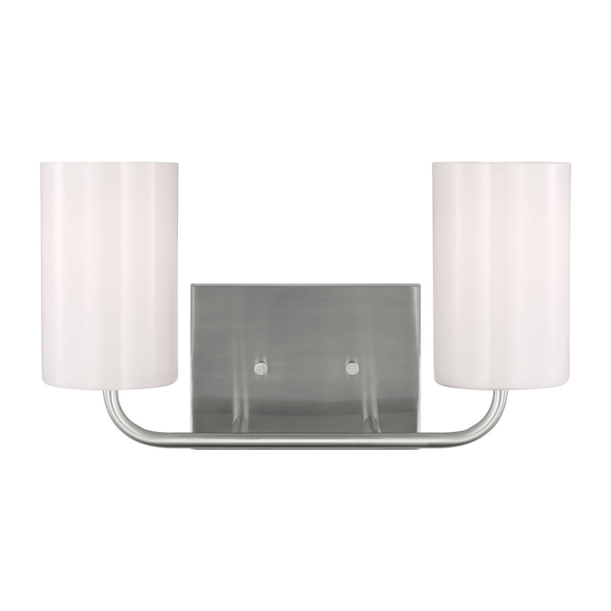 Generation Lighting - GLV1002EN3/BS - Two Light Vanity - Rhett - Brushed Steel