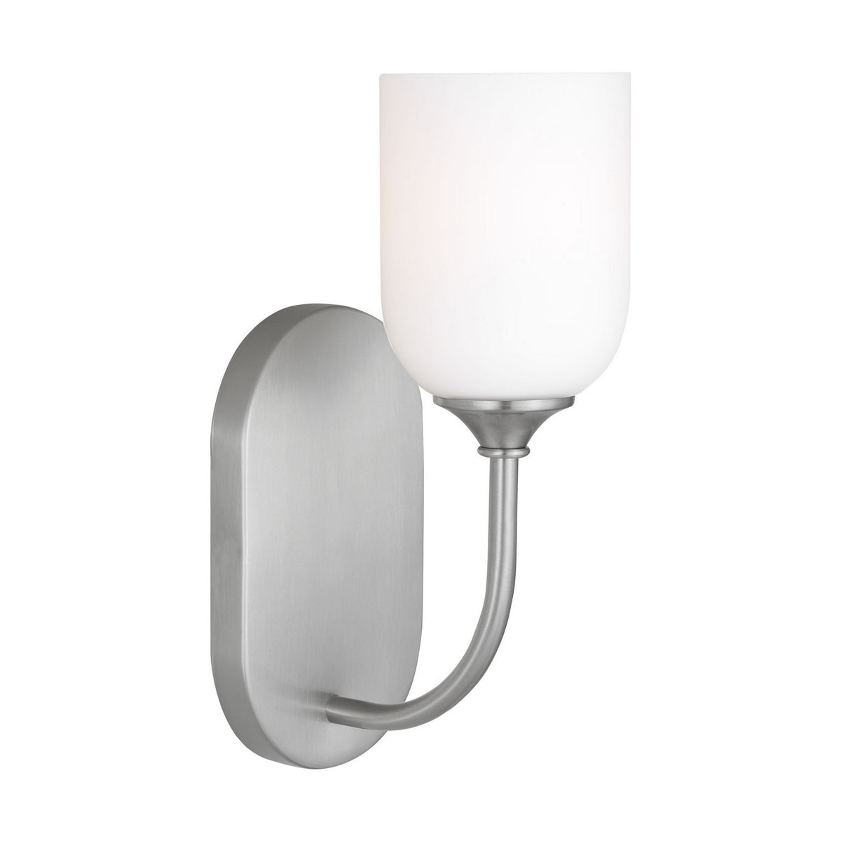 Generation Lighting - GLV1021EN3/BS - One Light Vanity - Emile - Brushed Steel