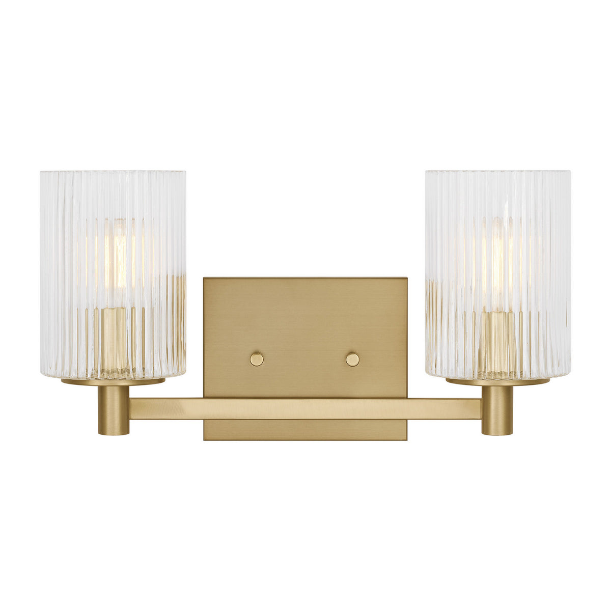 Generation Lighting - GLV1042EN/SB - Two Light Wall / Bath - Lando - Satin Brass