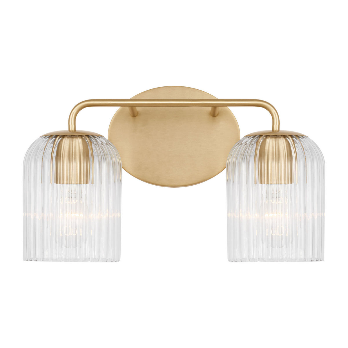 Generation Lighting - GLV1132SB - Two Light Vanity - Eisele - Satin Brass