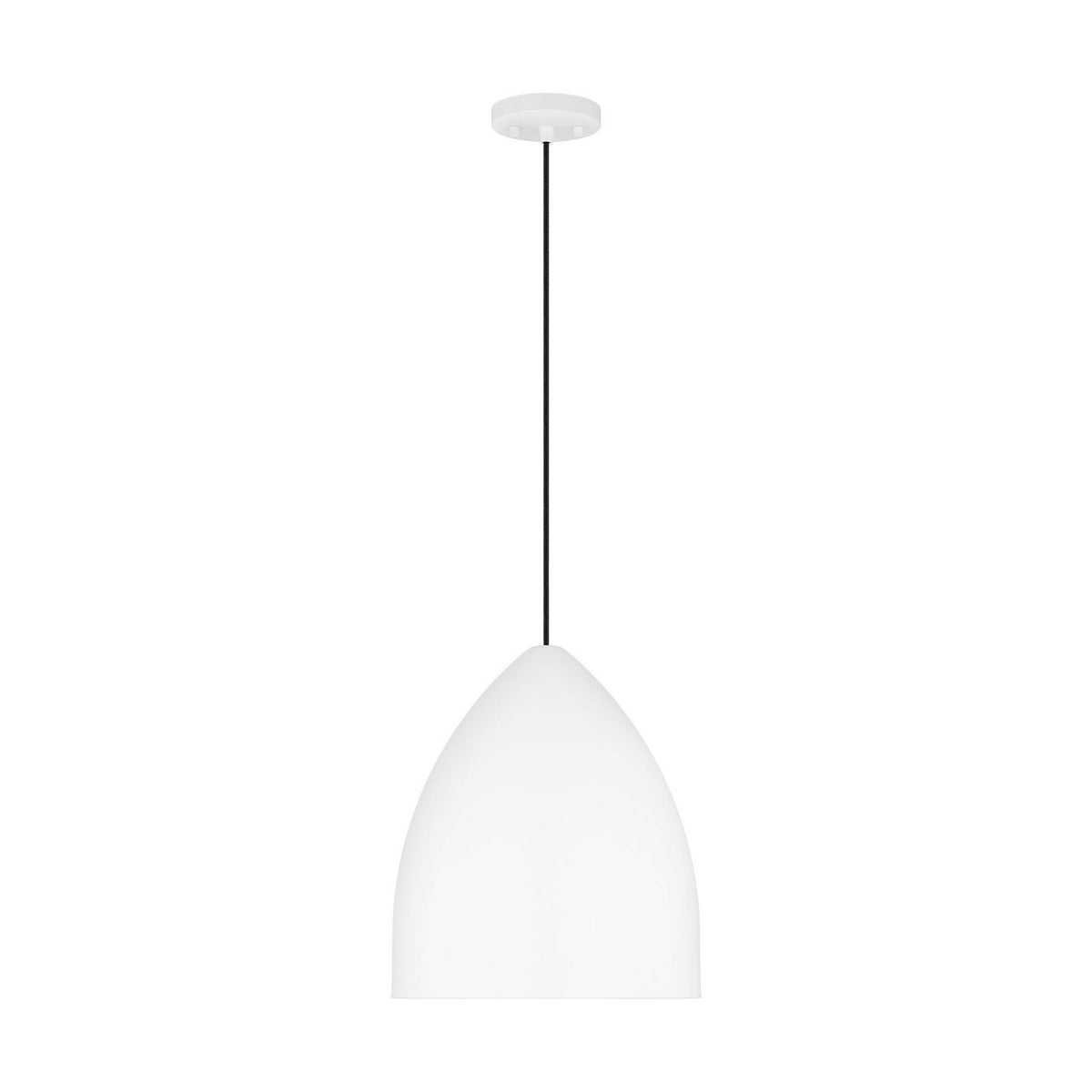 Visual Comfort Studio - DJP1151MWT - One Light Pendant - Huron - Matte White
