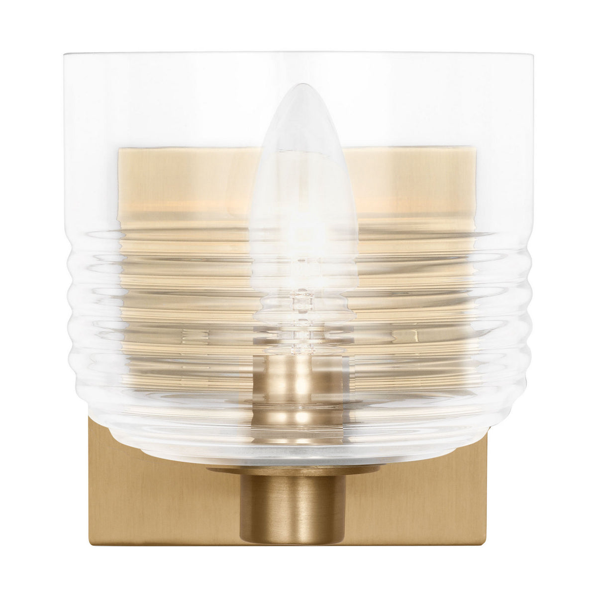 Visual Comfort Studio - DJV1111SB - One Light Wall Sconce - Lochdale - Satin Brass