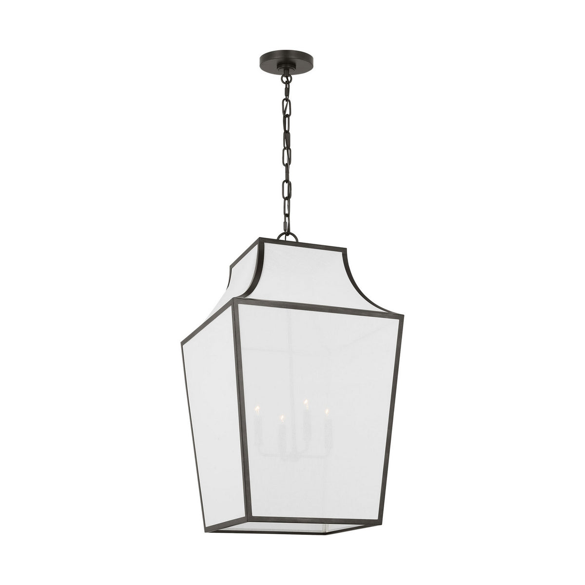 Visual Comfort Studio - EP1434AI - Four Light Pendant - Arnio - Aged Iron