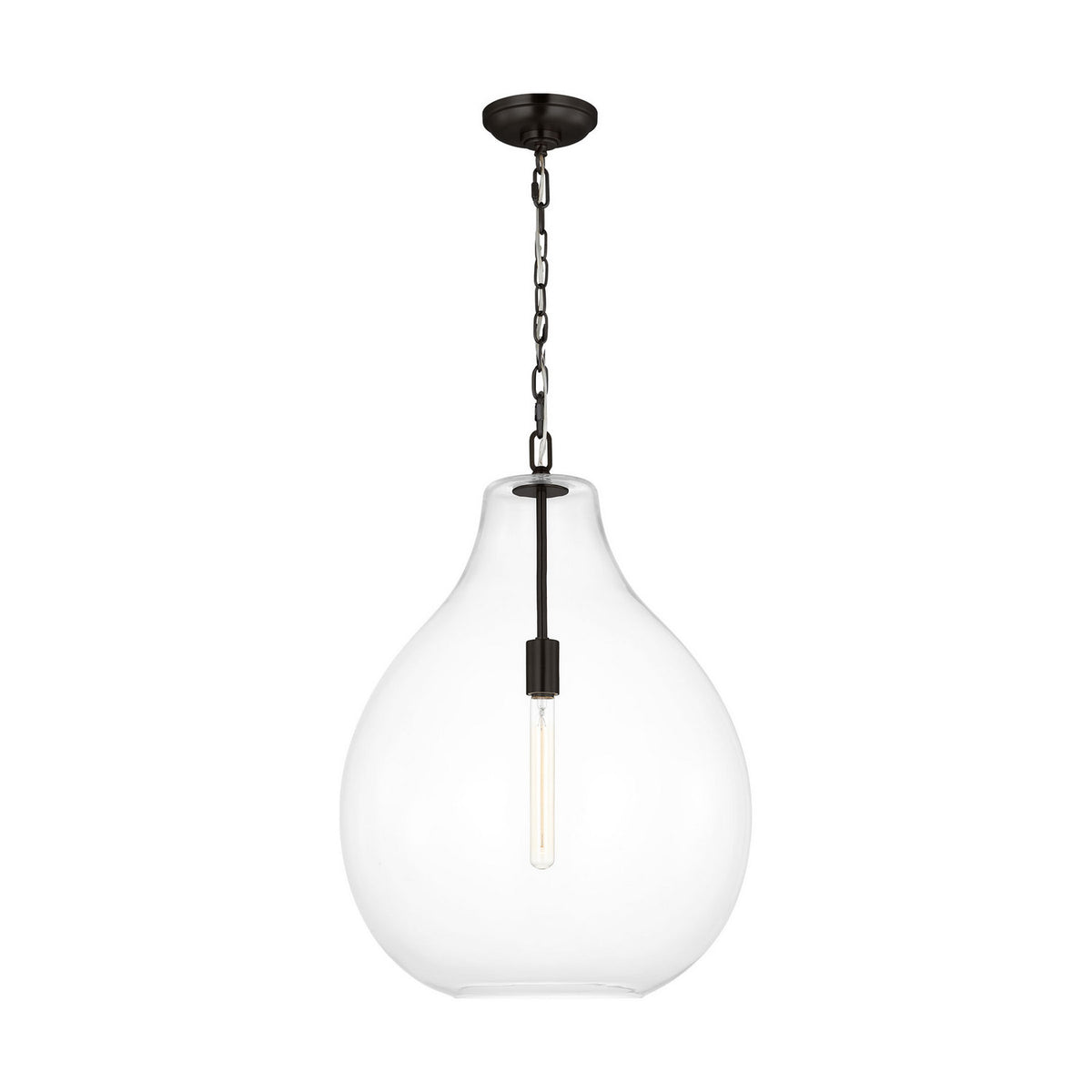 Visual Comfort Studio - EP1441AI - One Light Pendant - Magnus - Aged Iron