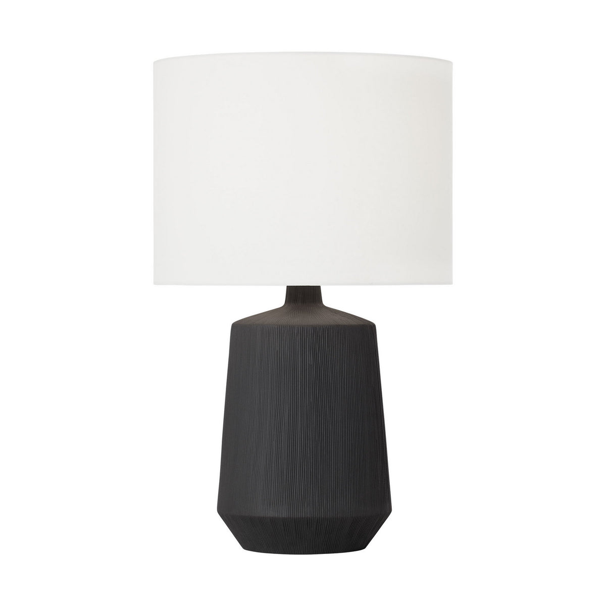 Visual Comfort Studio - HT1131RBC1 - One Light Table Lamp - Panola - Rough Black Ceramic