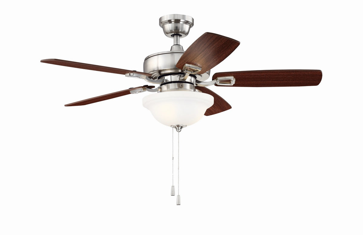 Craftmade - TCE42BNK5C1-C - 42" Ceiling Fan - Twist N Click - Brushed Polished Nickel