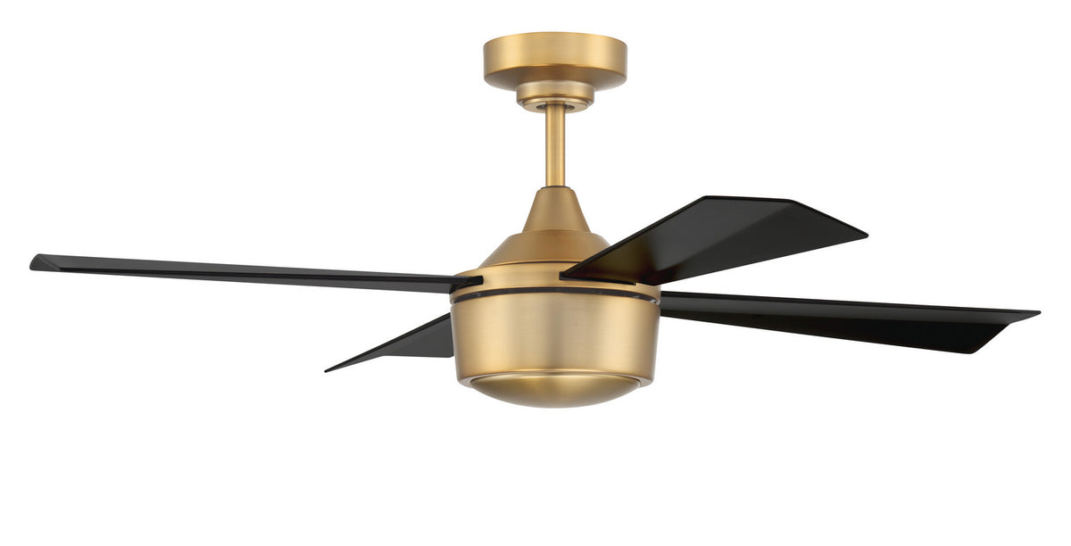 Craftmade - THO42SB4 - 42" Ceiling Fan - Theo - Satin Brass