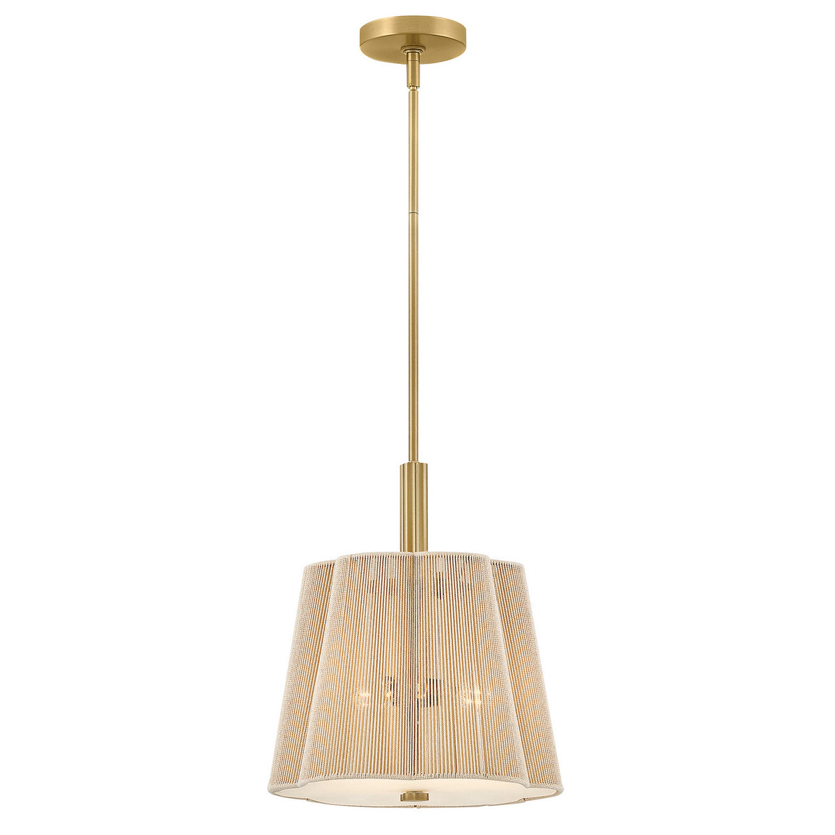 Hinkley - 48587LCB - LED Pendant - Sasha - Lacquered Brass