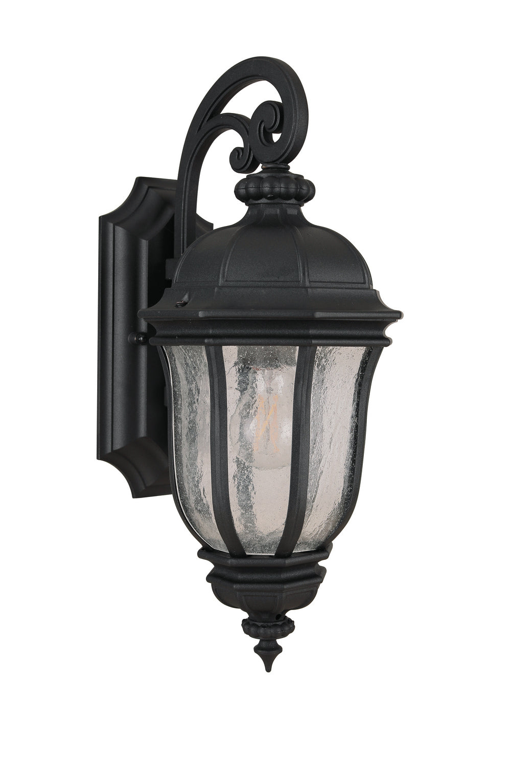 Craftmade - Z3304-TB - One Light Outdoor Wall Lantern - Harper - Textured Black