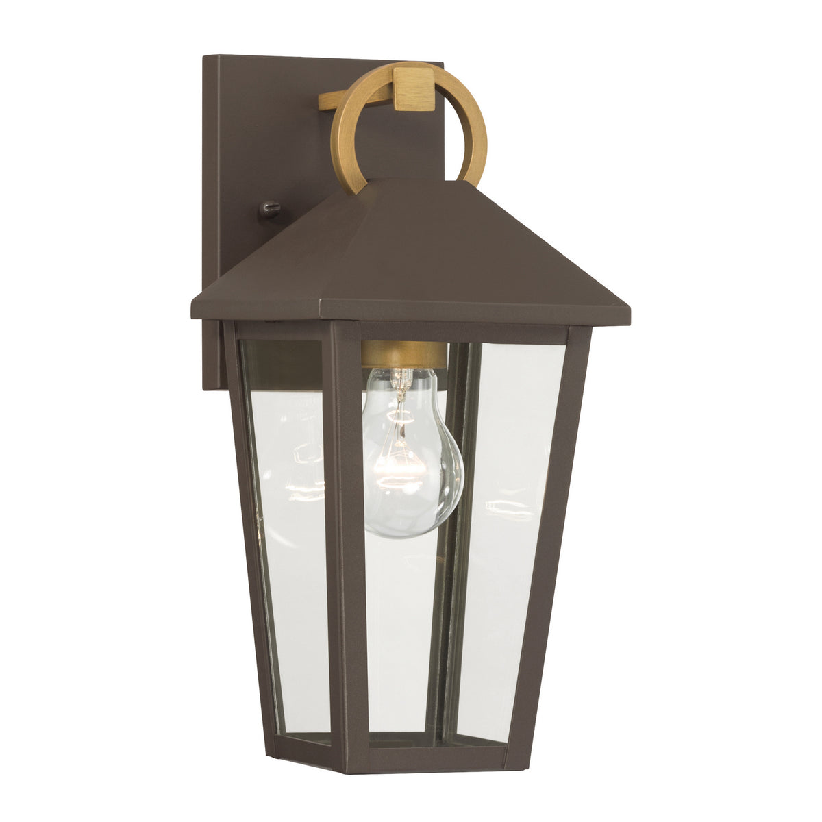 Minka-Lavery - 78100-886 - One Light Outdoor Wall Lantern - Bayra - Painted Legacy Brass