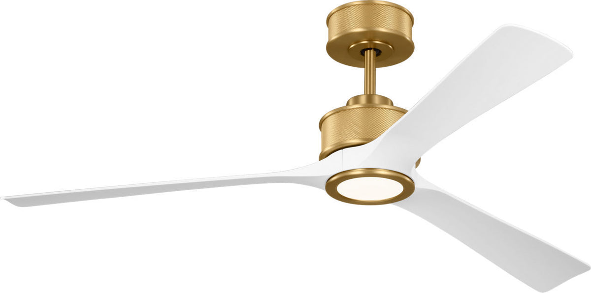 Visual Comfort Fan - 3RSESM52BBSRZWD - 52" Ceiling Fan - Reese - Burnished Brass