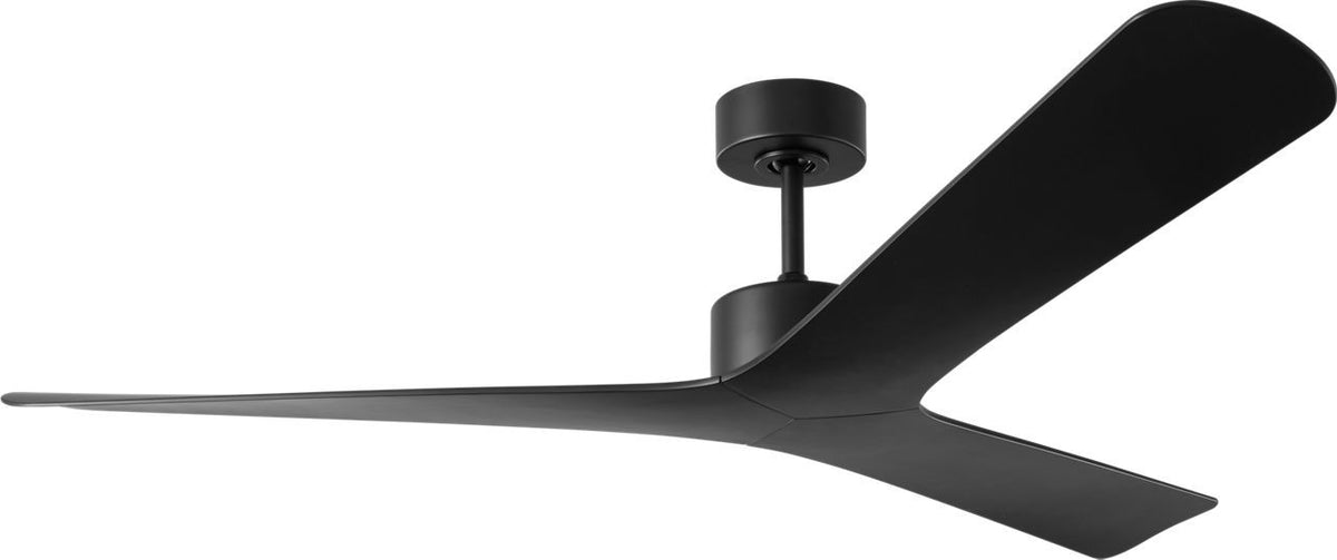 Visual Comfort Fan - 3TPKSM57MBK - 57" Ceiling Fan - Tri Plank - Midnight Black