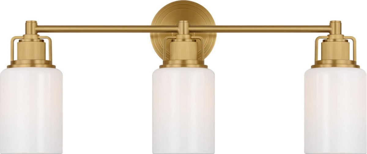 Visual Comfort Studio - CV1113BBS - Three Light Bath - Ashford - Burnished Brass | Burnished Brass