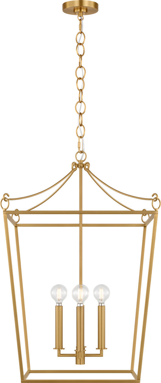 Visual Comfort Studio - KSC1174BBS - Four Light Lantern - Carlyle - Burnished Brass | Burnished Brass