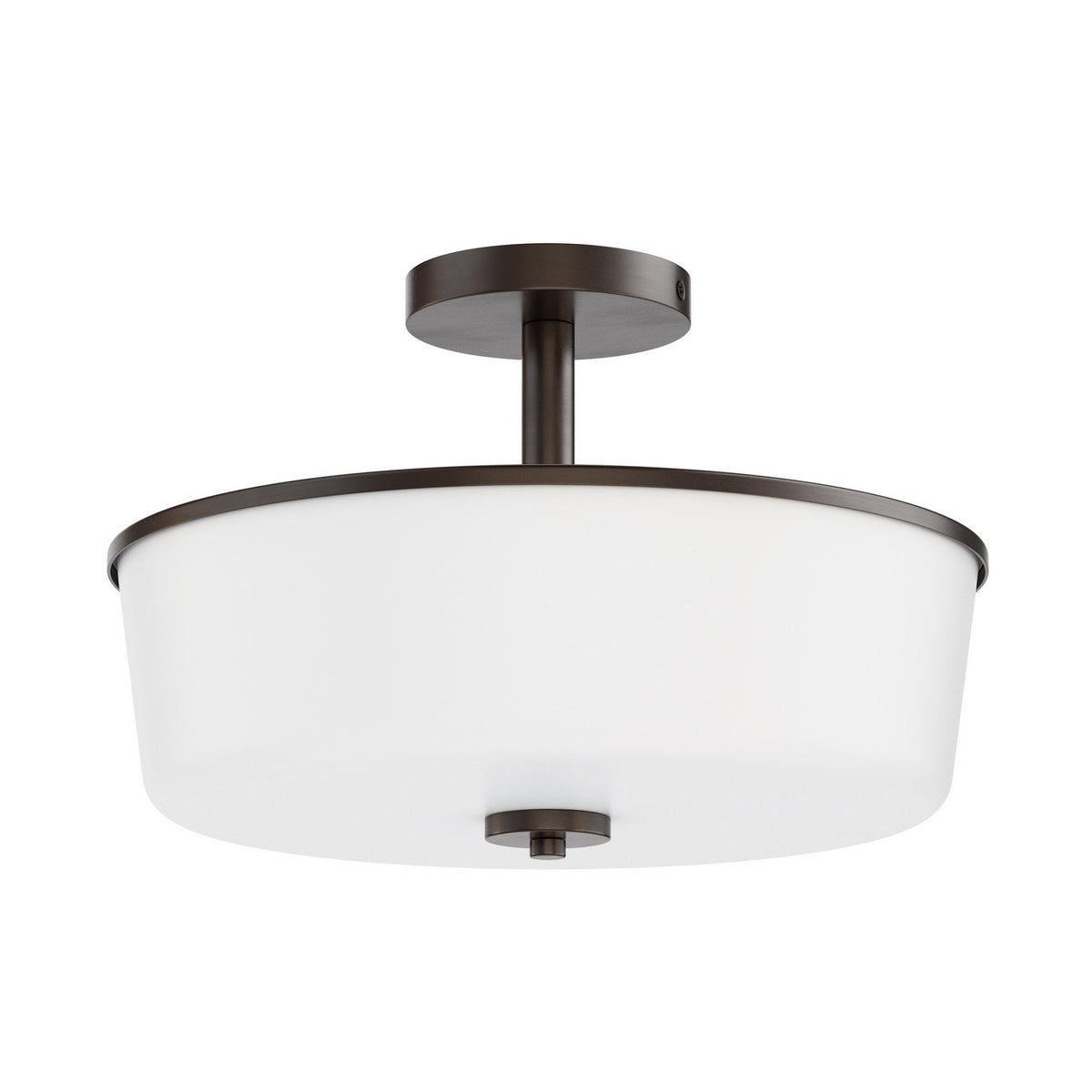 Maxim - 5695WTOI - Three Light Semi Flush/Pendant Convertible - Fuller - Oil Rubbed Bronze