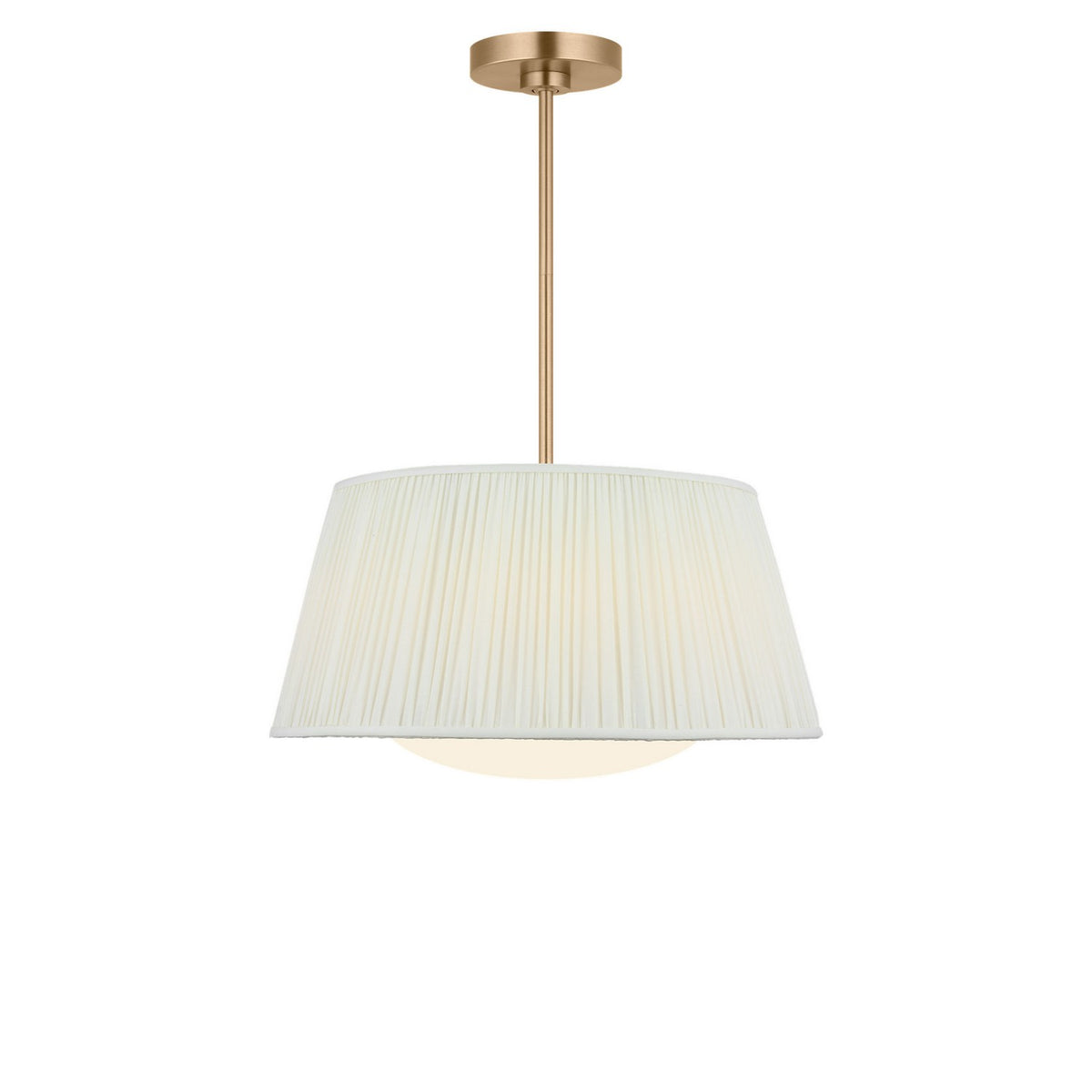 Generation Lighting - GLP1873SB - Three Light Pendant - Vilera - Satin Brass