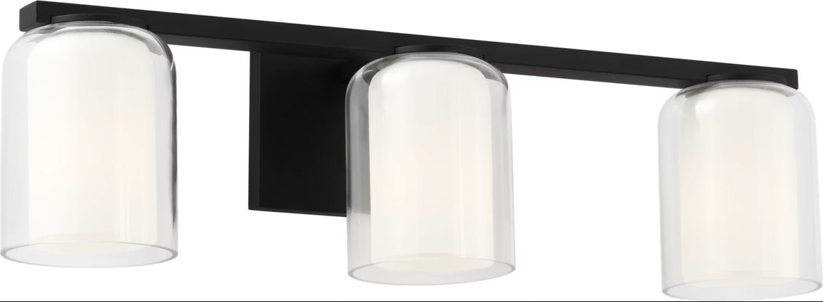 Visual Comfort Studio - SCDJVN131MBKCGMG - Three Light Vanity - Holden - Midnight Black