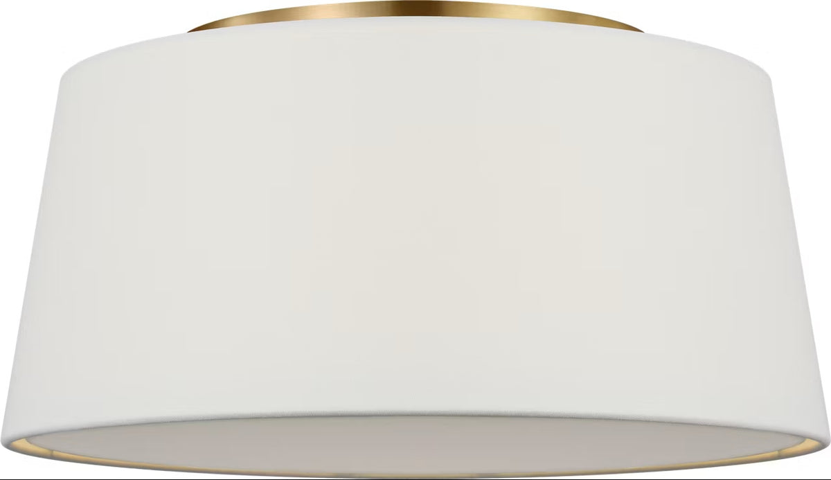 Visual Comfort Studio - SCRJFM196EBSWL - Three Light Flush Mount - Hale - Estate Brass