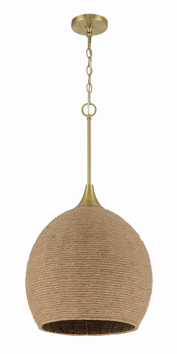 Craftmade - 61391-SB - One Light Pendant - Keira - Satin Brass