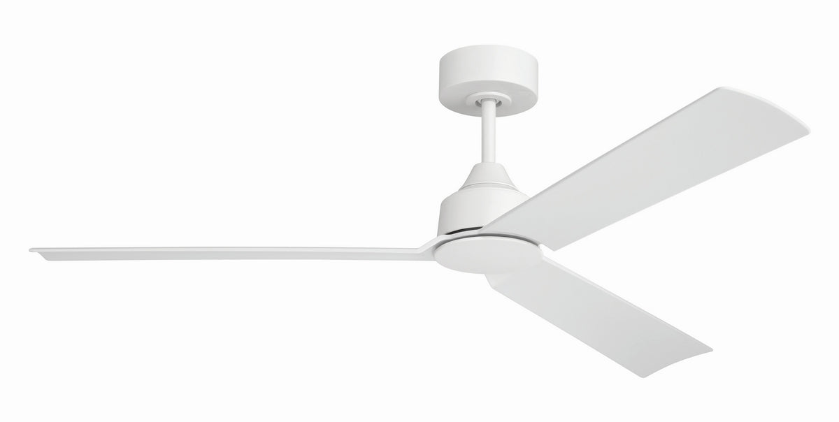 Craftmade - CHM52W3 - 52" Ceiling Fan - Charming 52" In/Outdoor Damp Rated Ceiling Fan - White