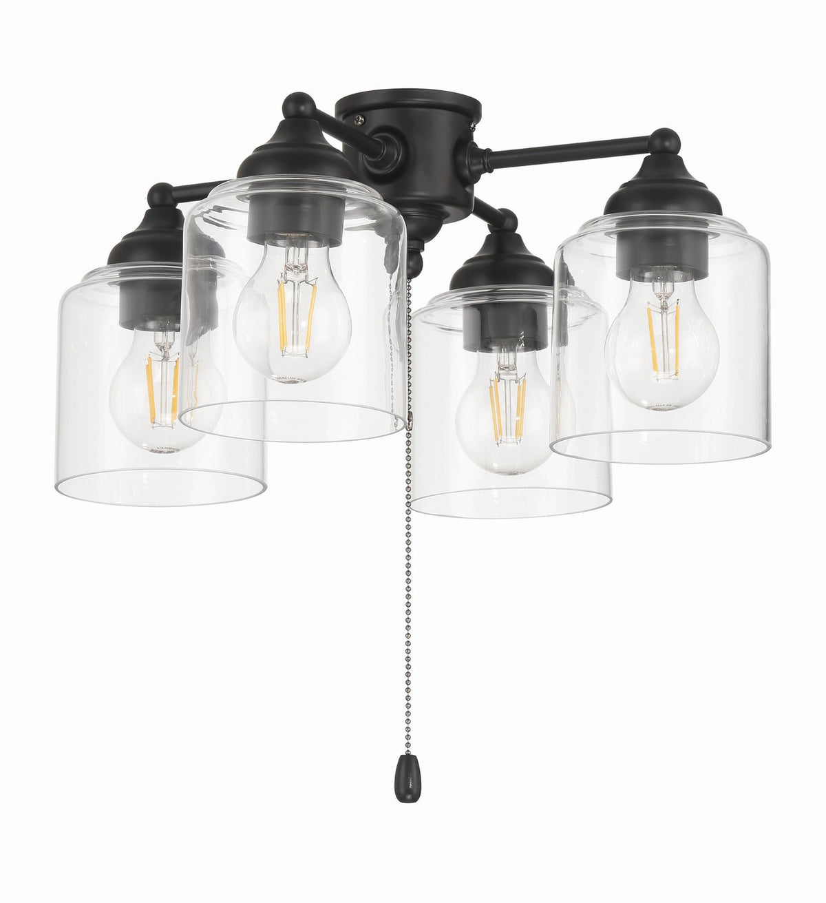 Craftmade - LK2606-4L-LED-FB - LED Fan Light Kit - Flat Black