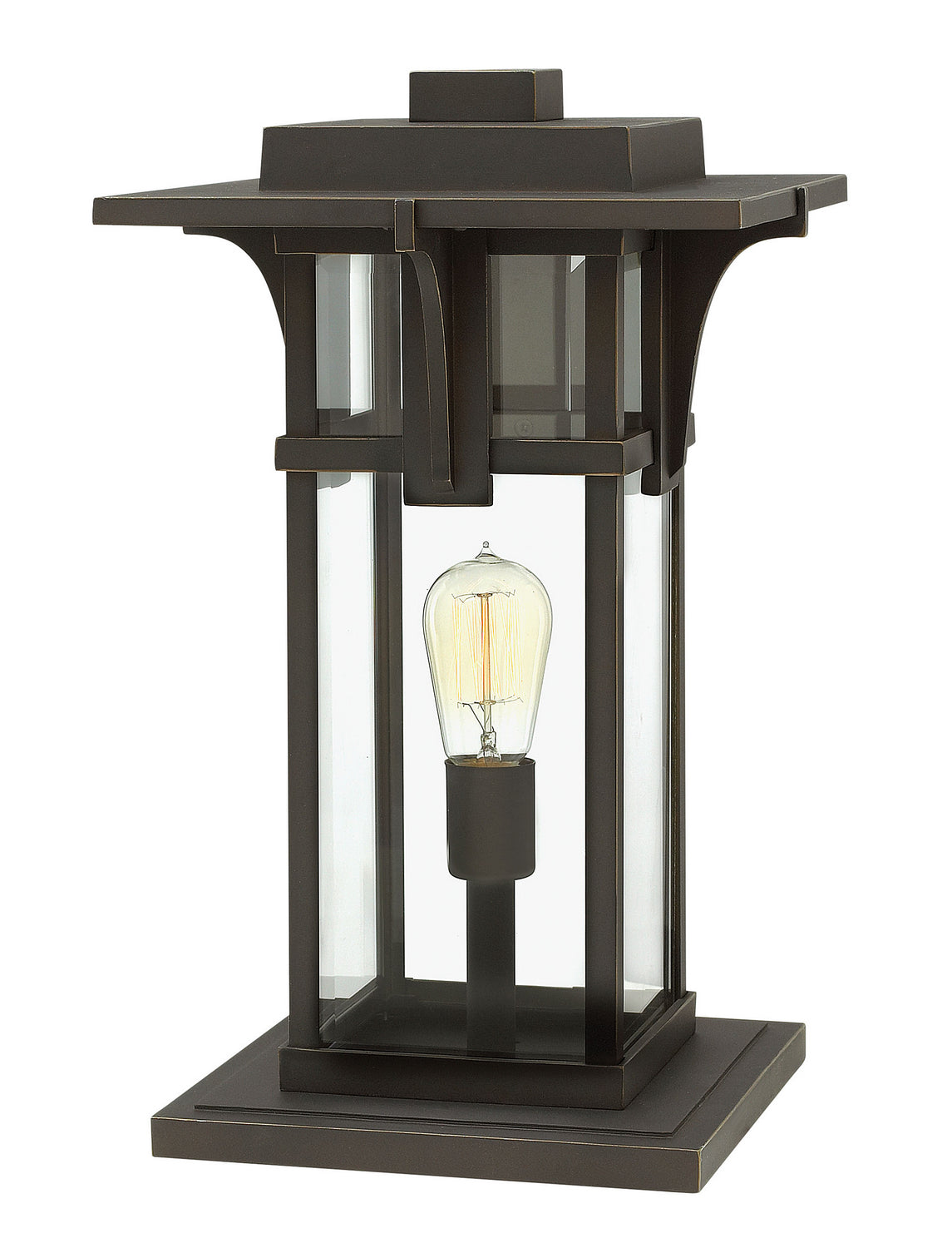 Hinkley - 2327OZ - LED Pier Mount - Manhattan - Oil Rubbed Bronze