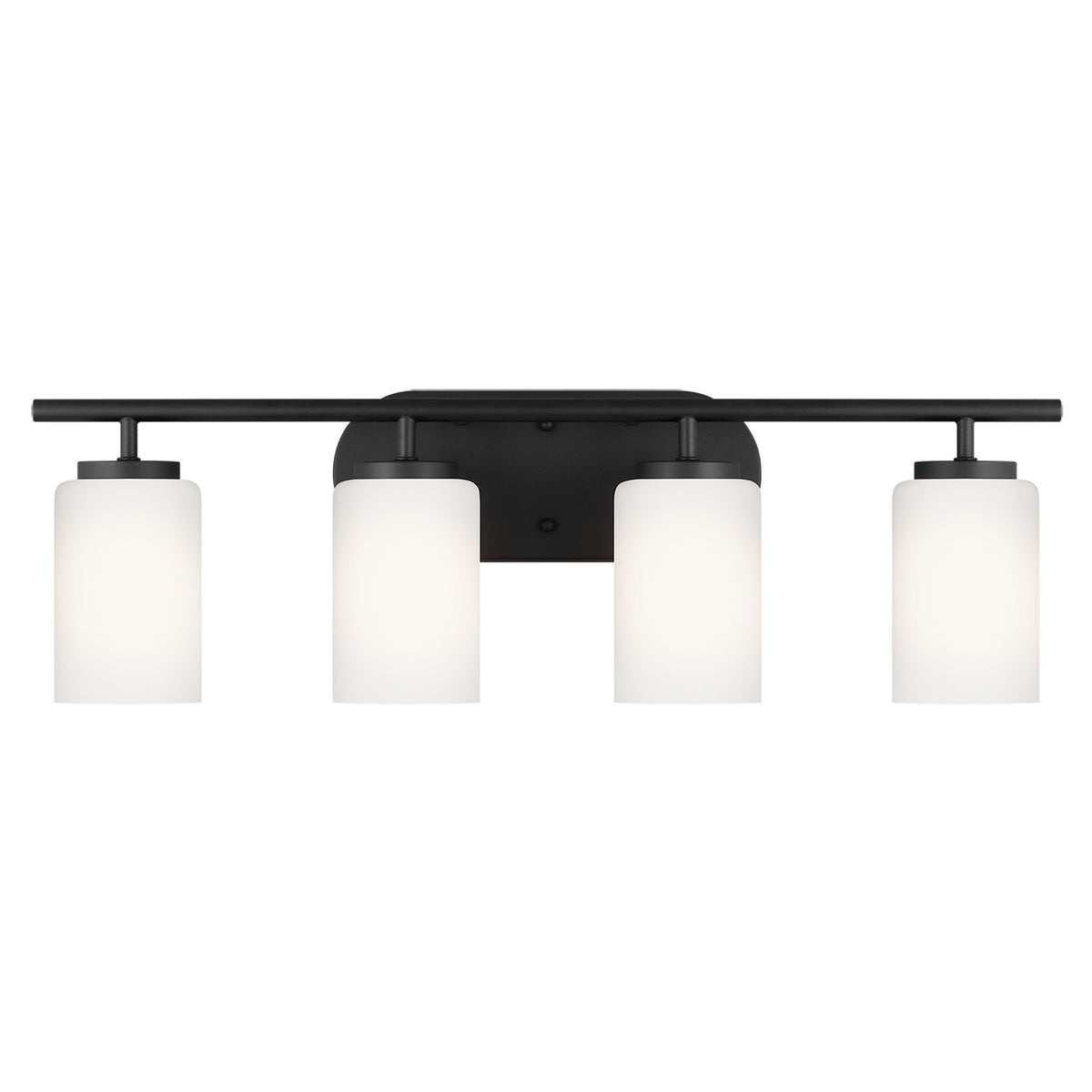 Generation Lighting - 41163EN3-112 - Four Light Wall/ Bath - Oslo - Midnight Black