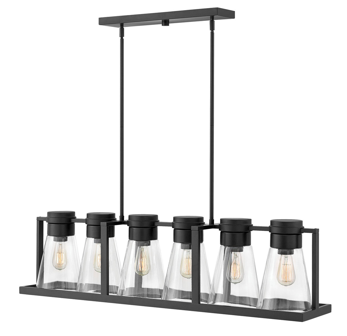 Hinkley - 63306BK-CL - LED Pendant - Refinery - Black
