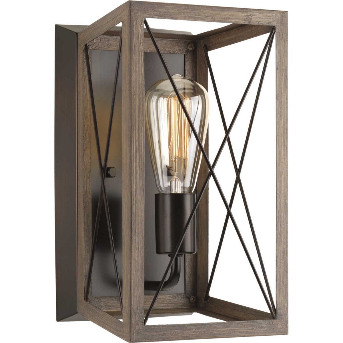 Progress Lighting - P710012-020 - One Light Wall Sconce - Briarwood - Antique Bronze