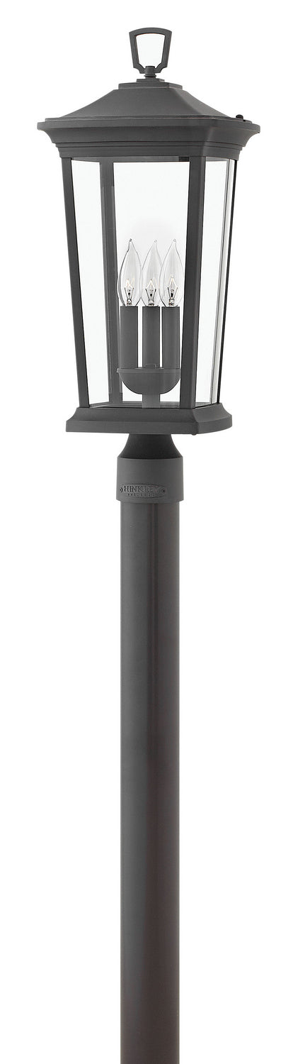 Hinkley - 2361MB - LED Post Top or Pier Mount Lantern - Bromley - Museum Black