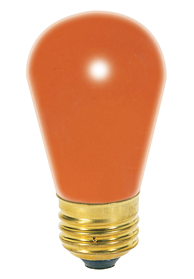 Satco - S4564 - Light Bulb - Ceramic Orange