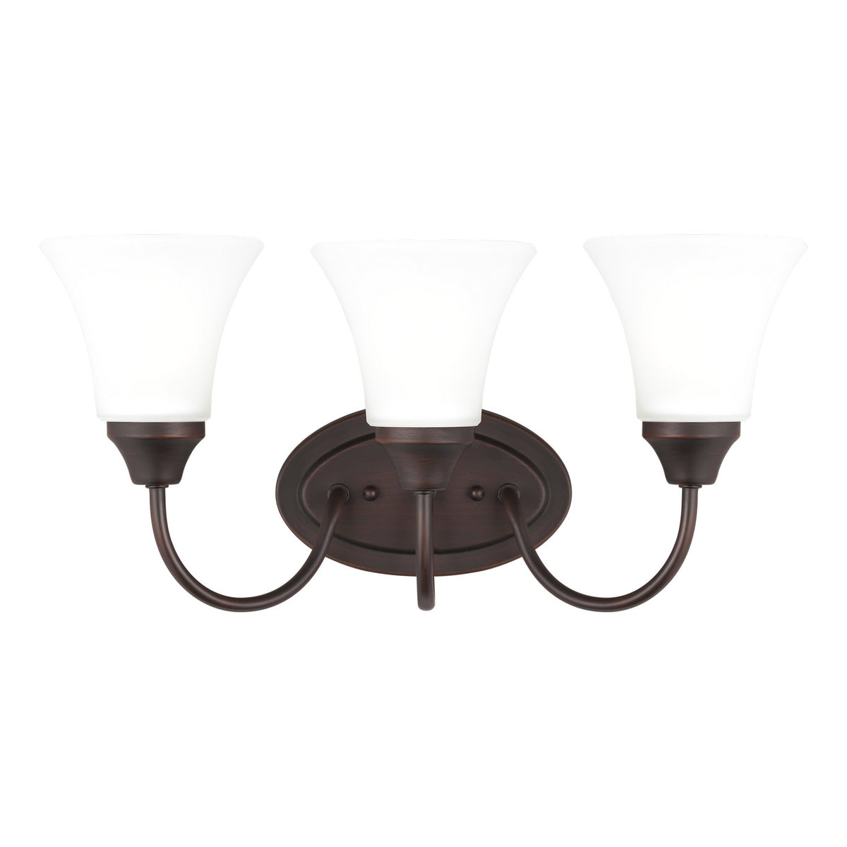 Generation Lighting - 44807-710 - Three Light Wall / Bath - Holman - Bronze