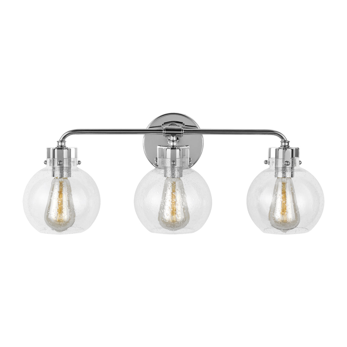 Visual Comfort Studio - VS24403CH - Three Light Vanity - Clara - Chrome