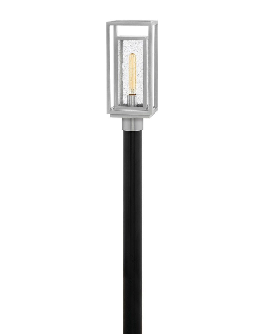 Hinkley - 1001SI - LED Post Top or Pier Mount Lantern - Republic - Satin Nickel
