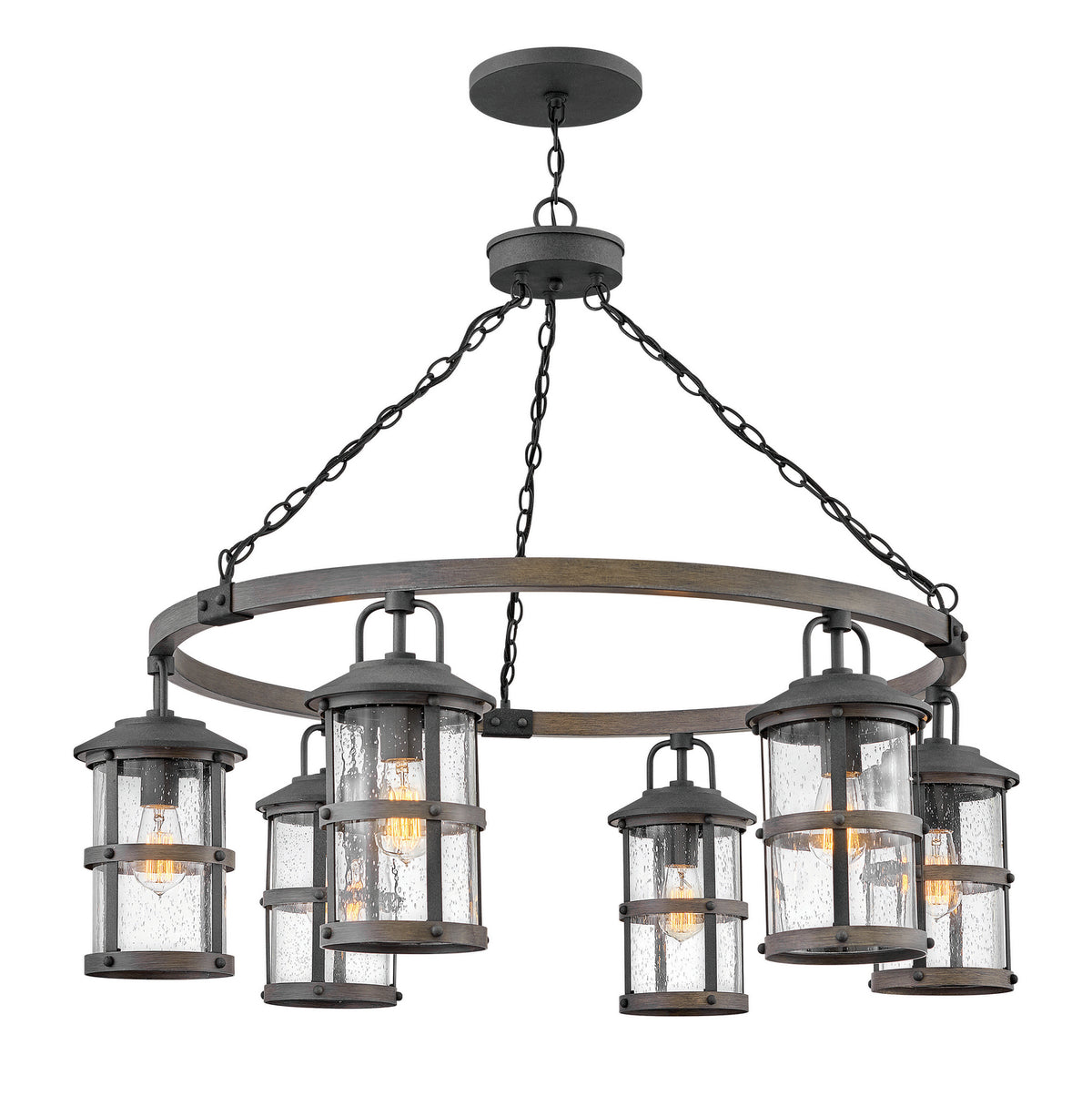 Hinkley - 2689DZ - LED Chandelier - Lakehouse - Aged Zinc