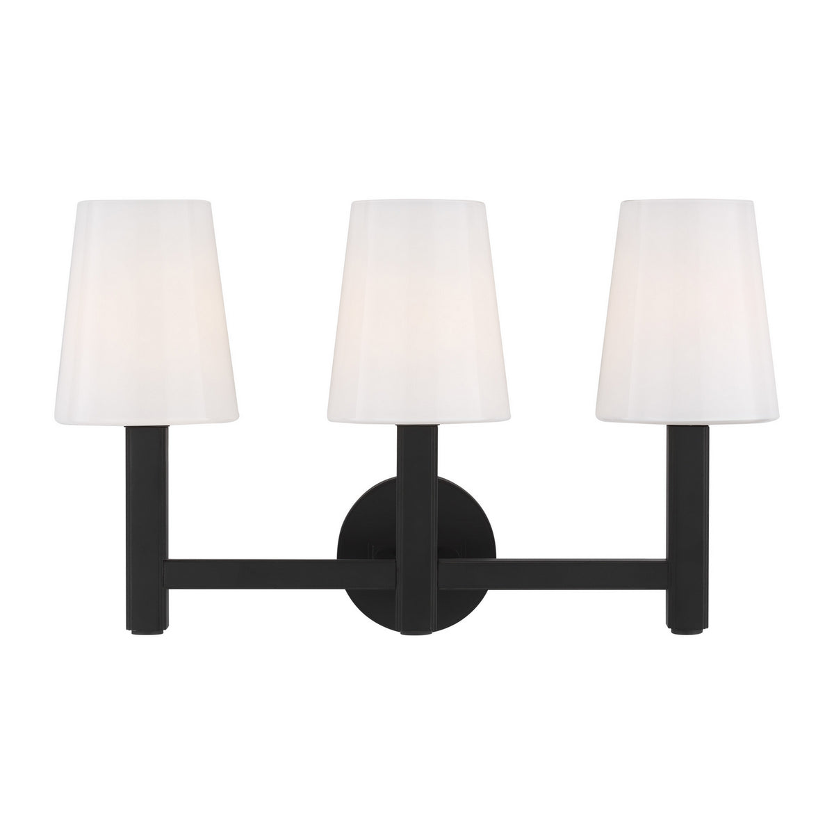 Visual Comfort Studio - TV1133AI - Three Light Vanity - Logan - Aged Iron