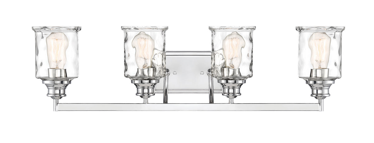 Designers Fountain - 96304-PN - Four Light Bath Bar - Drake - Polished Nickel