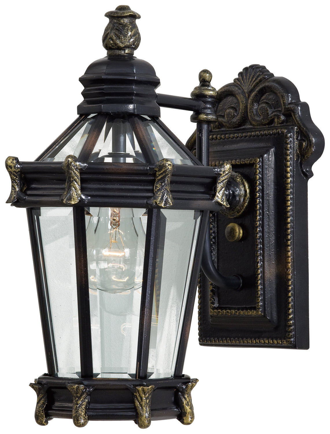 Minka-Lavery - 8937-95 - One Light Wall Mount - Stratford Hall - Heritage w/Gold Highlights