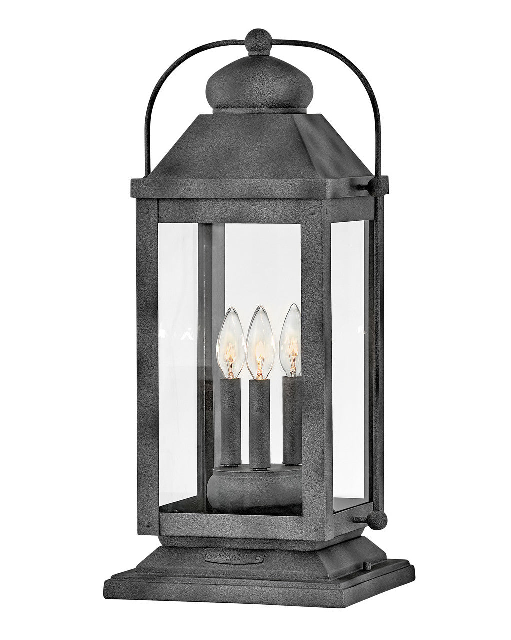 Hinkley - 1857DZ-LL - LED Pier Mount - Anchorage - Aged Zinc