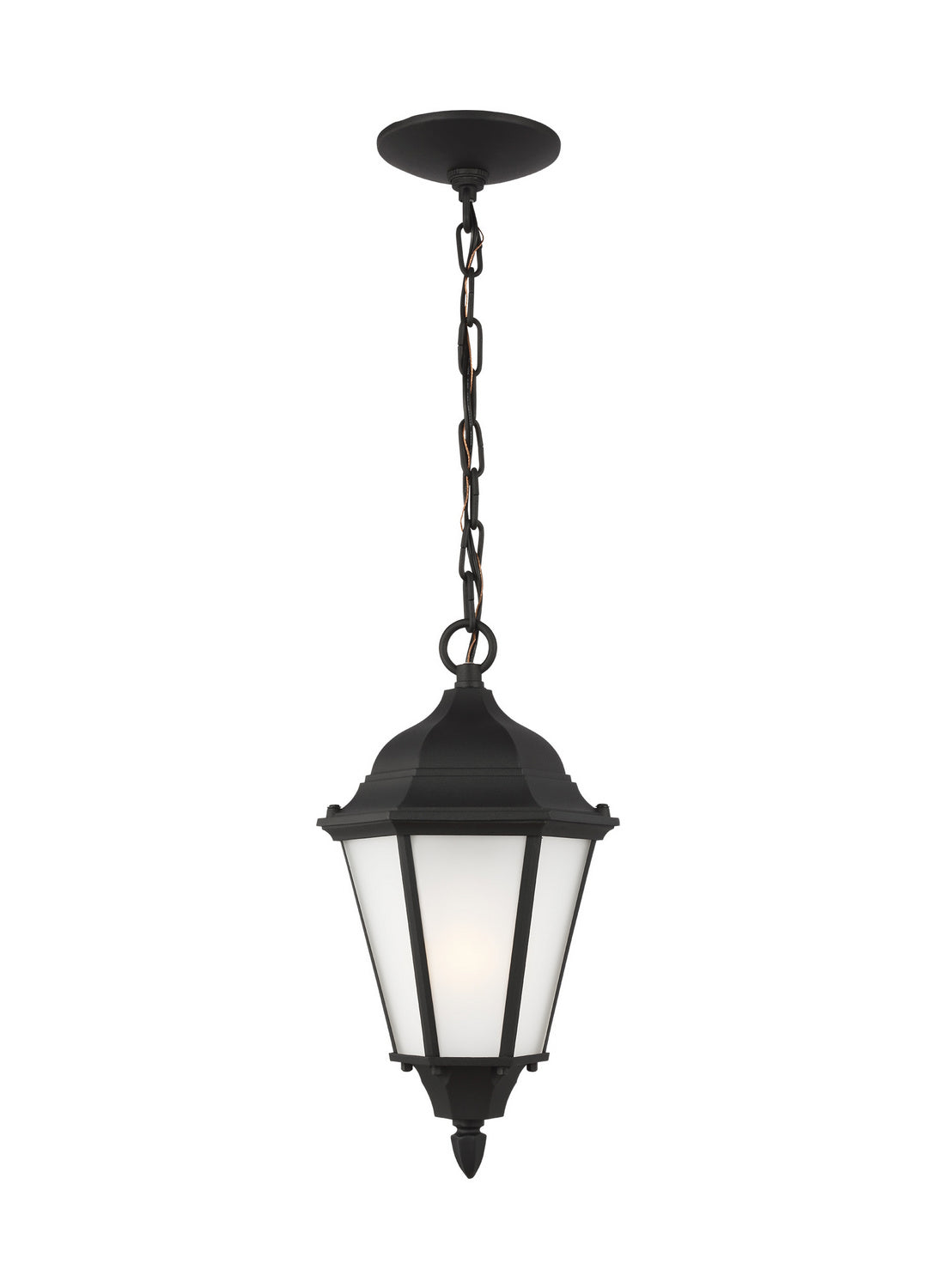 Generation Lighting - 60941EN3-12 - One Light Outdoor Pendant - Bakersville - Black