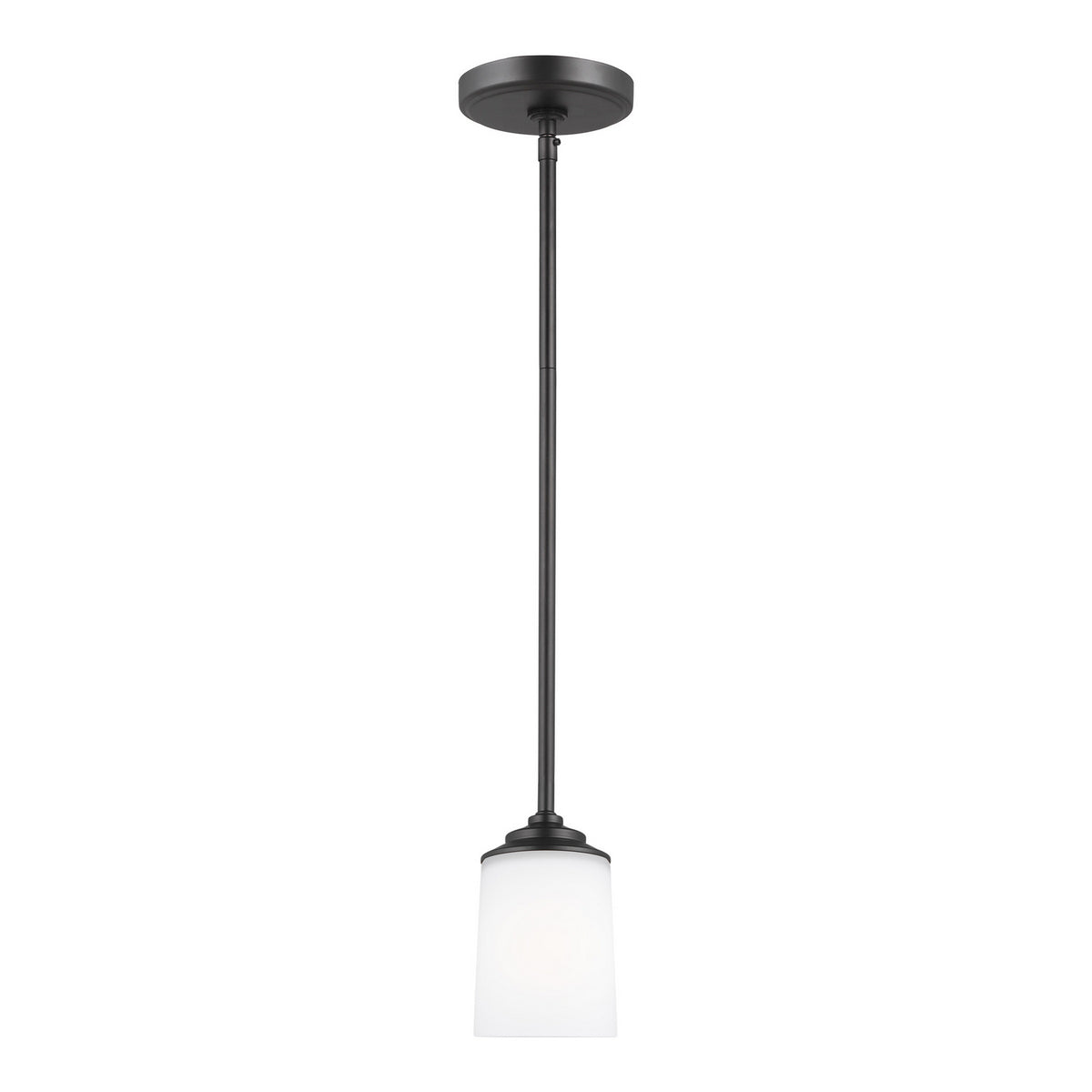 Generation Lighting - 6130701-112 - One Light Mini-Pendant - Kemal - Midnight Black