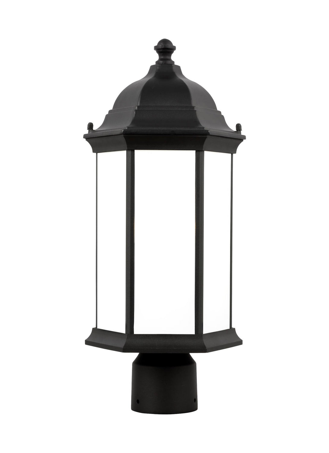 Generation Lighting - 8238651EN3-12 - One Light Outdoor Post Lantern - Sevier - Black